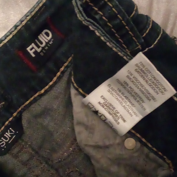 Silver Suki Mid Slim Boot Fluid 30x33 (actual measurements 30x 32) - Picture 3 of 10